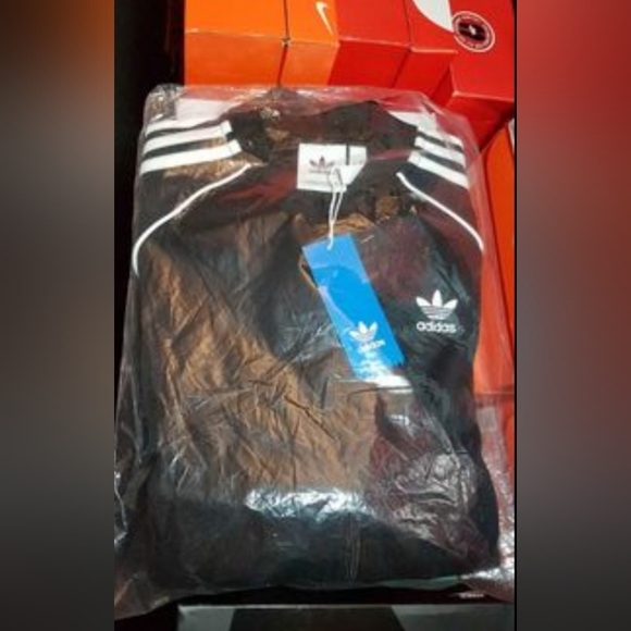 Adidas Superstar Track Jacket Triple Black_White Men's US SIZE SMALL New In Bag - Picture 10 of 10
